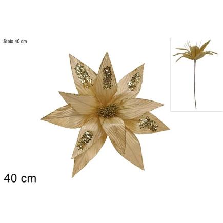 TALLO FLOR 40 CM VELLO ORO