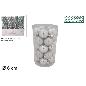 BOLA 6 CM 25 PZ PLATA