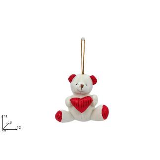 COLGANTE OSITO CON CORAZON