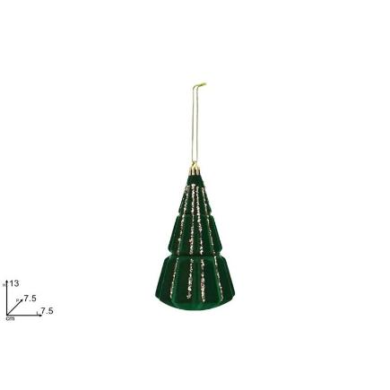 COLGANTE ARBOL VERDE ORO