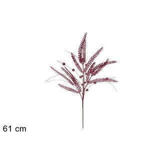 TALLO BRILLANTE CON BOLAS 61 CM ROSA