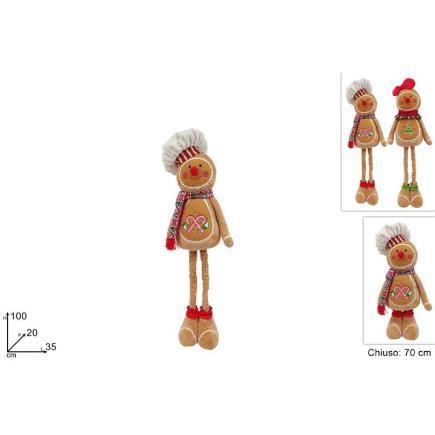 MUÑECO JENGIBRE EXTENSIBLE 100CM 2 MOD SURT