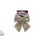 LAZO 13 CM TELA RAYAS BEIGE HJ2024-075H