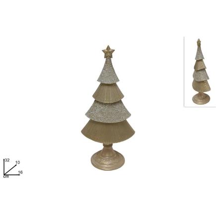 ARBOL DE NAVIDAD DECORADO 32 CM