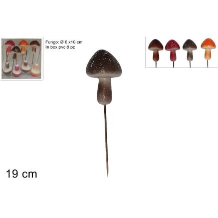 SETAS 10 CM JUEGO 8 PZ EN CAJA DIAM  CM