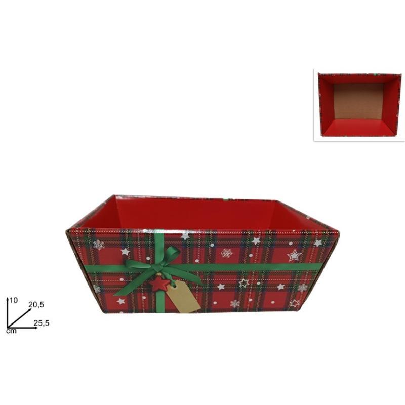CAJA ESCOCESA PEQUEÑA 25X20X10 CM