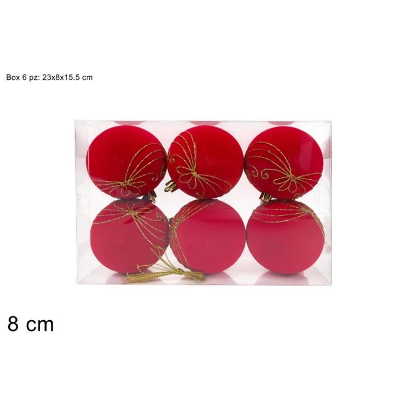 SET DE 2 SURT 6 PIEZAS BOLAS 8 CM EFEC.TERCIOPE