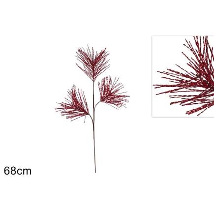 TALLO 68 CM HILOS LAMINADOS ROJO