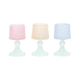 CANDELABRO DE CRISTAL D.8XH.15.5 CM