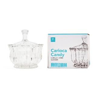 CAJA DE CRISTAL ESTRELLA TRANSP 16 CM X H18 CM