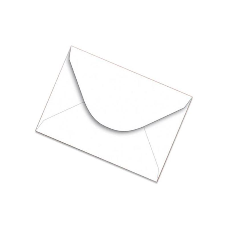 PAQ.100 SOBRES BLANCOS MINICARD 7X10 CM