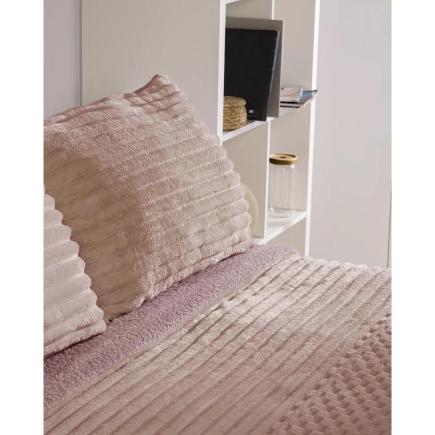 EDREDON JACQUARD KARAMELO SHERPA HELI 105 MAQUILLAJE