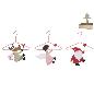 ADORNO COLGANTE FIGURA XMAS METAL 3STD