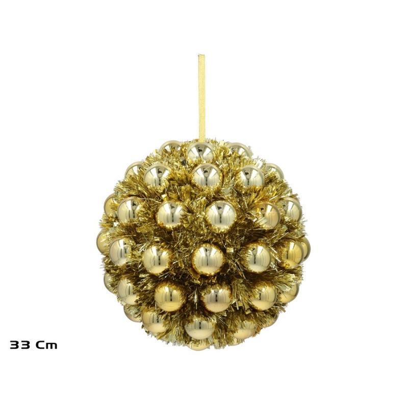 BOLA NAVIDAD 33 CM DORADO SELMA