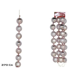 GUIRNALDA BOLAS 2.7M ROSA AMELIE