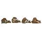 ESCENA CON ANIMALES 15X9X8 CM STD