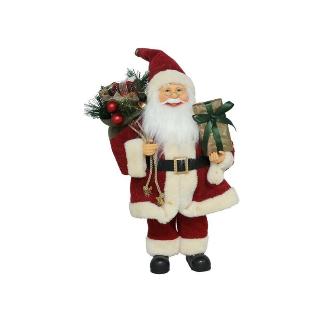 PAPA NOEL CON LUZ Y MUSICA 40 CM