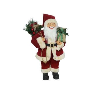 PAPA NOEL CON LUZ Y MUSICA 60 CM