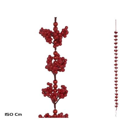 GUIRNALDA 150 CM ROJO ANNA