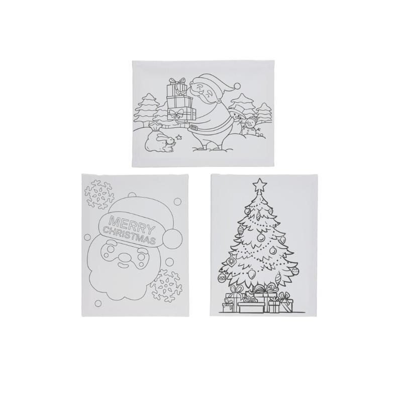 DIBUJO COLOREAR 15X20 CM 3 STD NAVIDAD