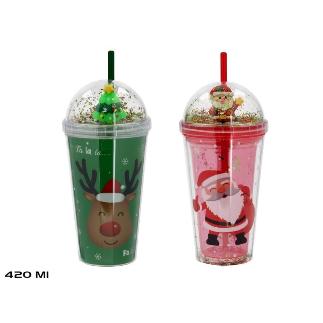 VASO C/PAJITA 420 ML 2 STD HOHOPY