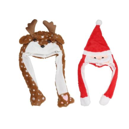 SOMBRERO PELUCHE SALTARIN 30X73 CM 2 STD