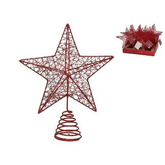 PUNTA PINO ESTRELLA XMAS ROJA 25X5X30 CM