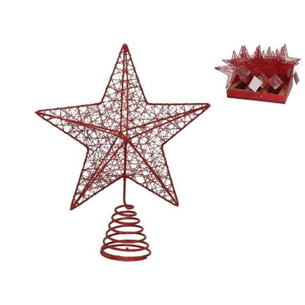 PUNTA PINO ESTRELLA XMAS ROJA 25X5X30 CM