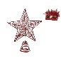 PUNTA PINO ESTRELLA XMAS ROJA 25X5X30 CM
