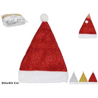 GORRO PAPA NOEL ESPUMILLON ADULTO 30X40 CM