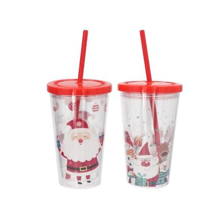VASO NAVIDAD 3 STD 9X6.5X24 CM NOLIX