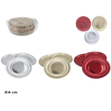 PLATOS X10 PAPEL 24 CM 3 STD