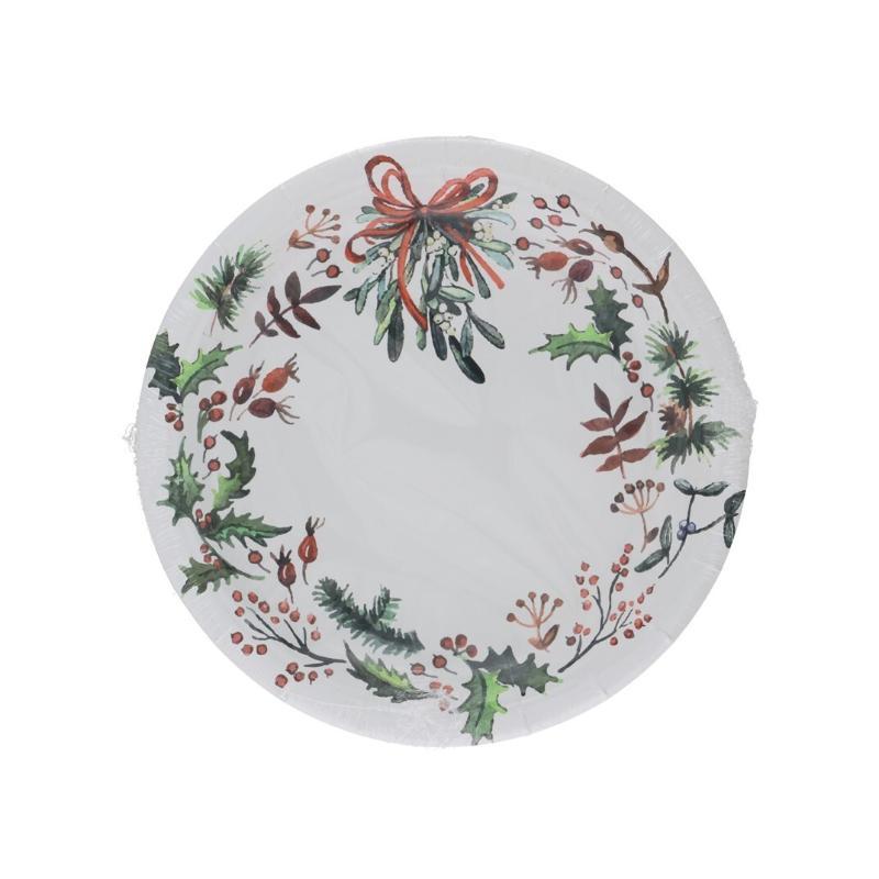 PLATO PAPEL X24 D23 CM QUINAS