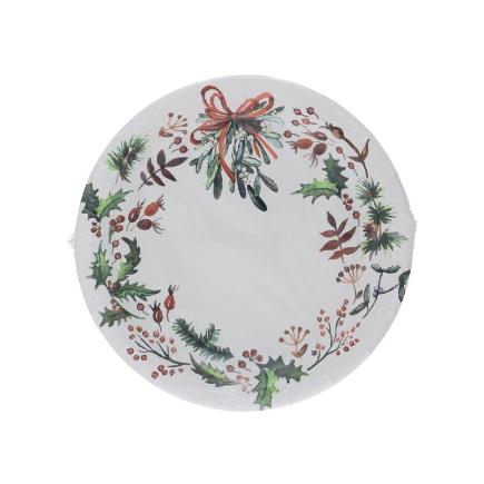 PLATO PAPEL X24 D23 CM QUINAS