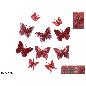 MARIPOSA X10 CON CLIP 4 STD 4.5X5 CM BRILL