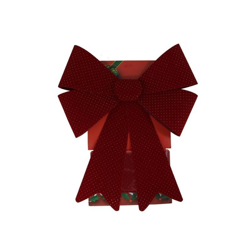 LAZO DECORATIVO PUERTA ROJO 54X56 CM SANSHA