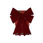LAZO DECORATIVO PUERTA ROJO 54X56 CM SANSHA