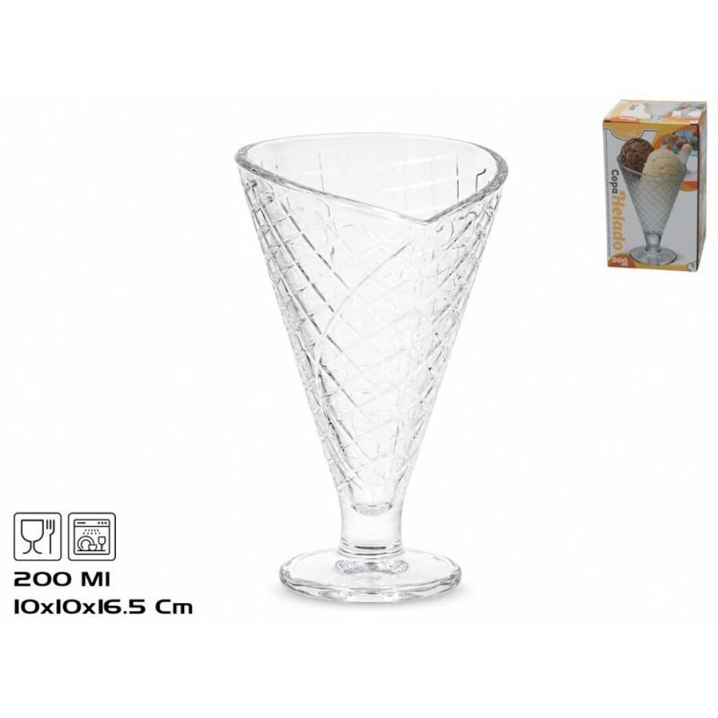 COPA HELADO 200 ML 10X10X16.5 CM