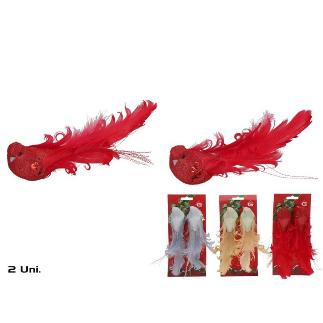 PAJARO C/CLIP X2 3STD 20X4.5X4.5 CM PAREHS