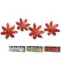 FLOR X4 XMAS CON CLIP 13X13X4 CM