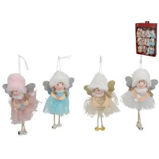 ANGEL COLGANTE C/GORRO 4 STD 15 CM