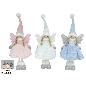 ANGEL TELA DE PIE 4 LED 22X16X50 CM GLIMMA