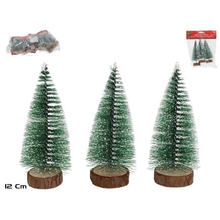 FIG. MINI ARBOL XMAS X3 PINOTY 4X4X12 CM