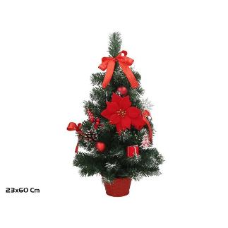 ARBOL FLOR NAVIDAD 60 CM