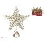 PUNTA PINO ESTRELLA METAL 25 CM ORO