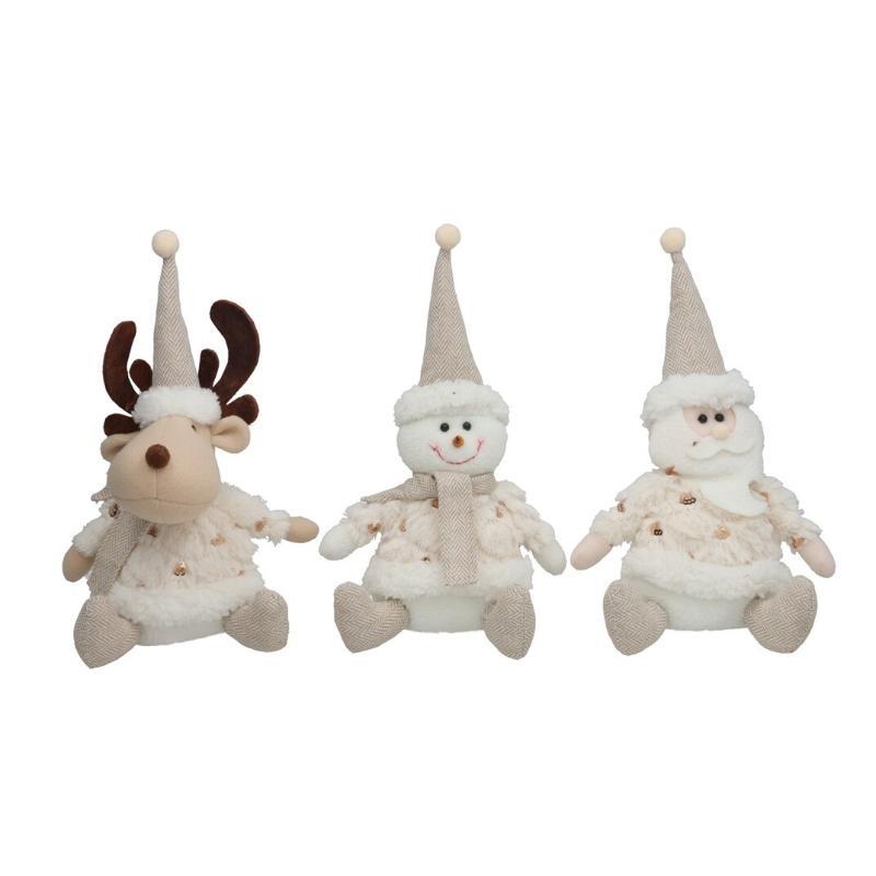 MUÑECO 3 STD BLANCO 13X13X25 CM LARS