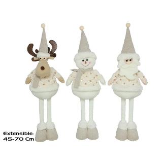 MUÑECO 3 STD BLANCO 20X14X45/70 CM LARS