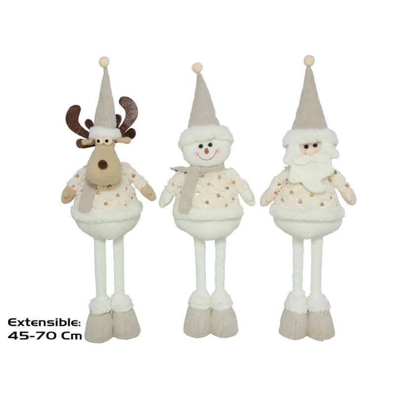 MUÑECO 3 STD BLANCO 20X14X45/70 CM LARS