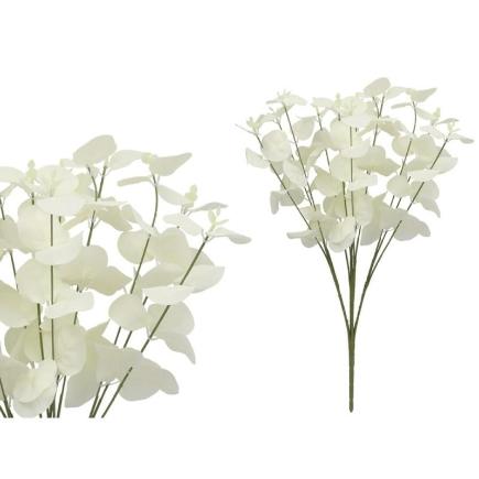 RAMO EUCALIPTO X12-50 CM BLANCO