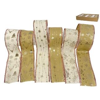 CINTA MATE DEKO ORO 6 STD 6.3 CM X 2.7 M